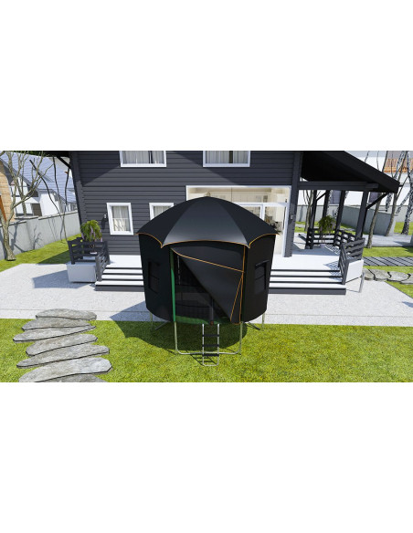 Adventure Pack Trampoline Jump Power Ø 305 cm + Tent Cabin Tigloo Ø 305 cm