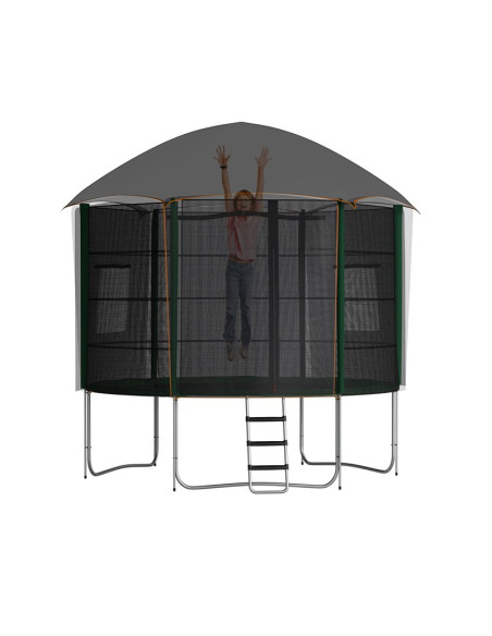 Adventure Pack Trampolin Jump Power Ø 305 cm + Zelthütte Tigloo Ø 305 cm