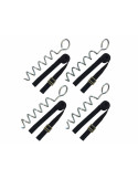 Kit 4 ancrages pour trampoline ( forme  spirale )