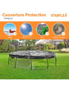 Couverture de protection universelle pour trampoline Ø 430 cm