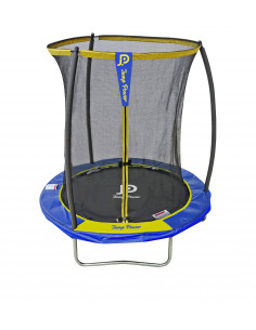 Trampoline Enfant Ø 2,25 M 6 Poteaux Accessoires Inclus Bleu