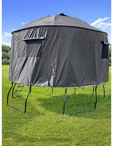 blijven operatie Mitt Tent Cabane Trampoline Universelle Tigloo Ø 430 cm - Trampoline dak