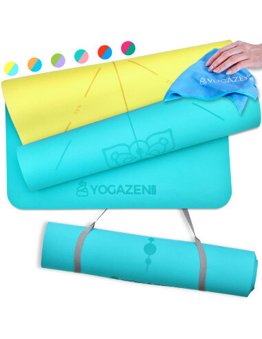 YOGAZEN Tapis de Yoga Réversible en...