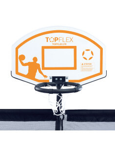 Panier de Basket pour Trampoline Starflex Pro et Topflex Elite Rectangle - 71x45cm - En Bonus Ballon et sa Pompe*