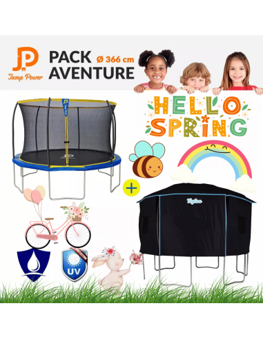 Pack Aventure Trampoline Jump Power Ø...