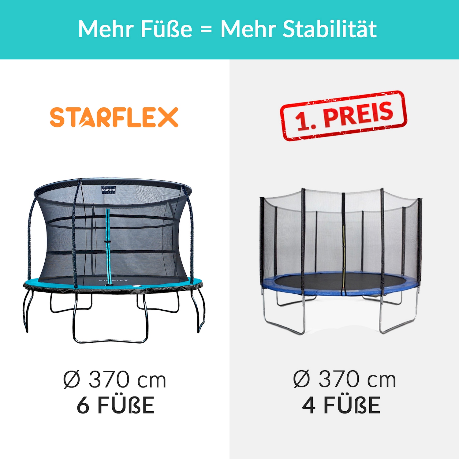 tente intégrale trampoline topflex