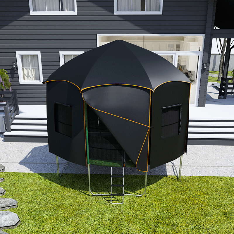 Auvent De Trampoline, Tente Pour Trampoline, Tente Trampoline Pare Soleil Couverture De Tente De Camping, Protection Solaire, Couverture Supérieure Ronde Pour Trampoline, Accessoires De Protection