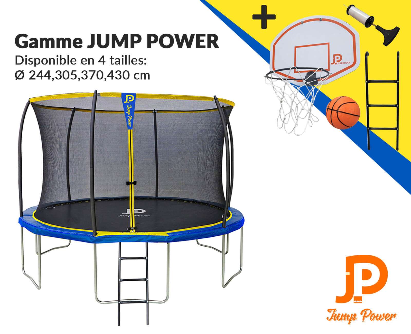Trampolines STARFLEX PRO et JUMP POWER Technologies de sécurité