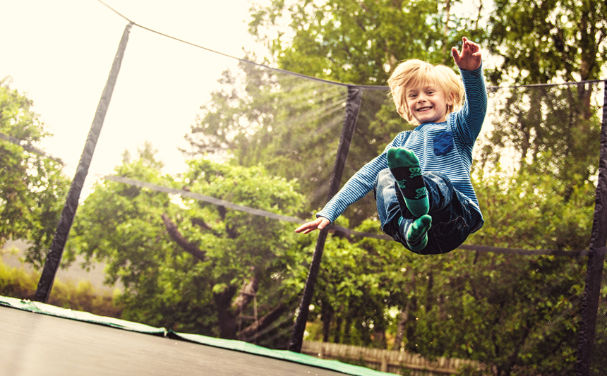 trampoline exterieur