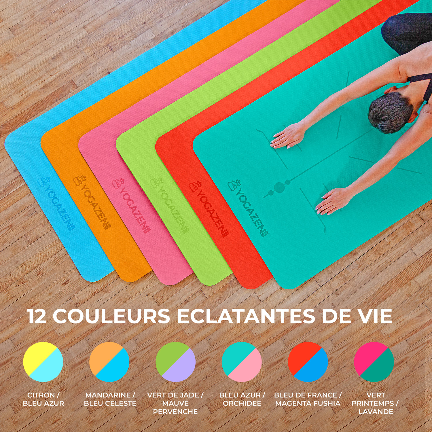 Test Kimjaly (Decathlon) Tapis de yoga léger rose - Produit - UFC