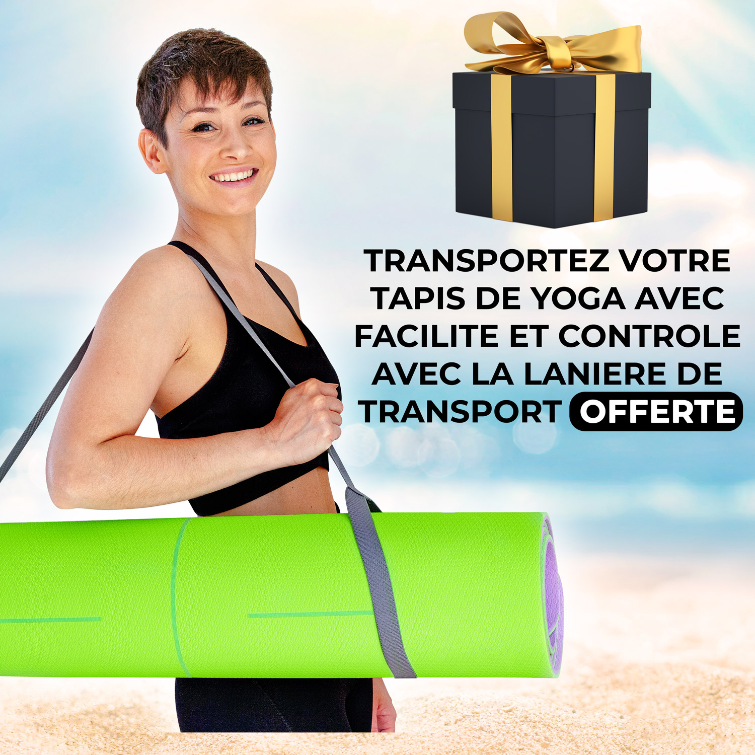 Tapis de Yoga de Voyage Decathlon - Léger et Écologique