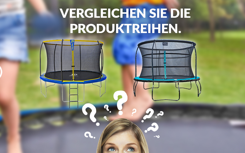 Freizeittrampolin Sortimente vergleichen