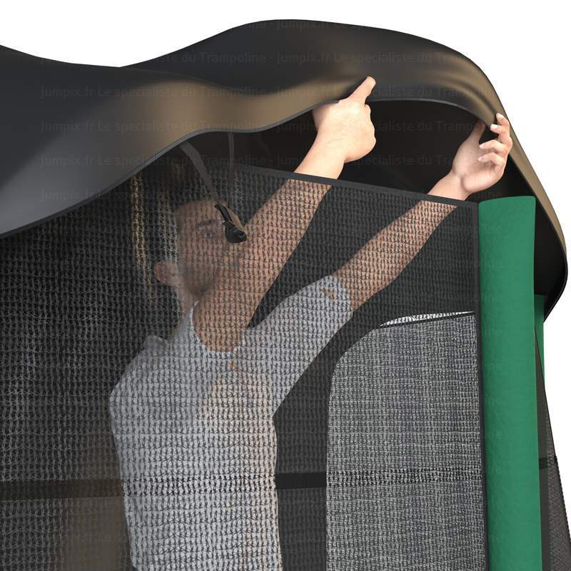 installation trampoline topflex