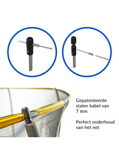 Trampoline Jump Power met ladder en basketbalring - Diameter 183 cm 2