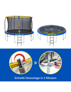 Trampolin Jump Power - Durchmesser 366 cm Jump Power - 1 2