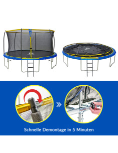 Trampolin Jump Power - Durchmesser 427 cm Jump Power - 1 2