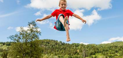 Glück heißt topflex Trampolin