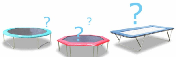 Les différentes tailles de trampolin parmi lesquelles vous pouvez choisir